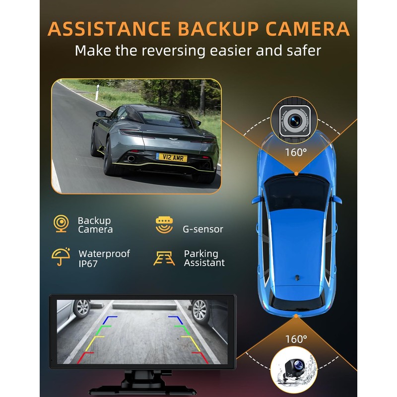 Bytelink A301 8.88 Inch Smart Carplay Screen Connects iOS &