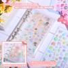 Seal Notebook, Transparent Mini Binder, M5, A8, A7, A6 Size,