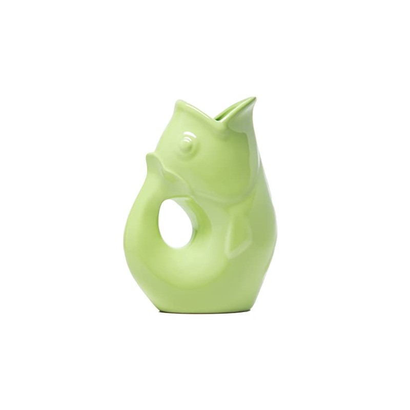 Gurgle Pot Fish Pitcher- | Large Flower Vase or Beverage