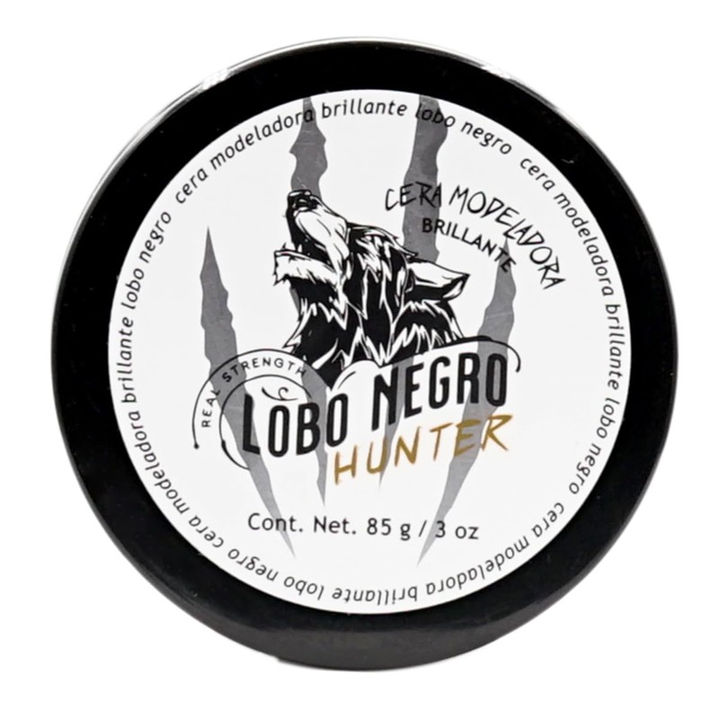 Lobo Cera Brillante Lobo Negro Hunter