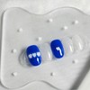 Blue Rub Nail Tip - Petit Coffin / 블루럽 네일팁