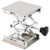LEXININ 100 x 100mm Laboratory Lifting Platform, Stainless Steels Scientific
