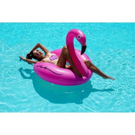 Iso Trade Swimming Flamingo • SEASON HIT! • Floating Mattress • BEACH FUN • Swimming Pool • Party • Sea • Pool Party • Inflatable Toys #3521