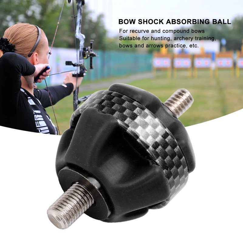 Rubber Bow Shock Absorbing Ball Portable Compound and Recurve Bow