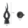 Fence Finials Spire Ornamental Fence Topper High-Impact Aluminium Alloy Black