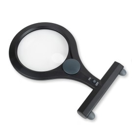 Carson® LumiCraft LED Lighted Hands-Free 2x Magnifier with 4x Spot Lens & Neck Cord (LC-15)