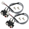 GODIYMODULES 2PCS Audio Signal Cable 2 RCA to XH2.54MM-3PIN Audio