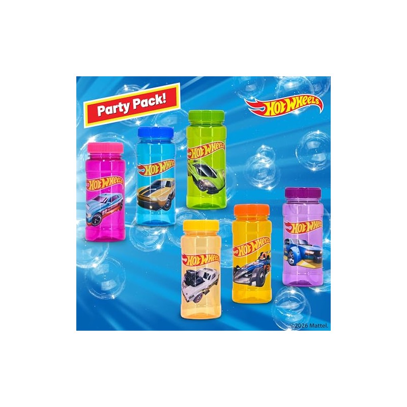 Hot Wheels™ 6 Pack Bubble Solution Set