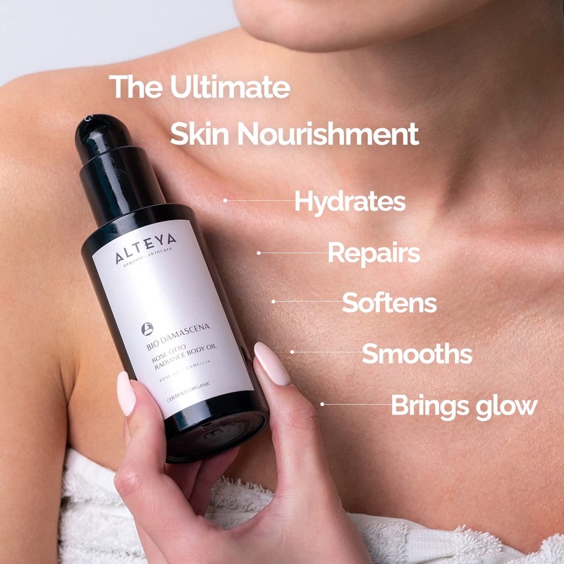 Alteya Organics Bio Rose Otto Radiance Body Oil Organic Damascena