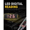 Test Light Automotive 5-90V Digital LED Circuit Tester with Voltage