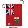 Canada Provinces Ontario Garden House Flags Kit Regional Canadian Territories