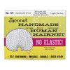 Hair Net Jac-O-Net Handmade No Elastic Regular Size, Light Brown,1