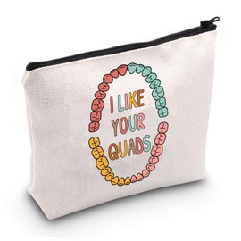 JXGZSO Funny Dentists Gift I Like Your Quads Pouch Bag Dental Life Gift Dental Hygienist Gift Dental Assistant Gift (Your Quads Bag)