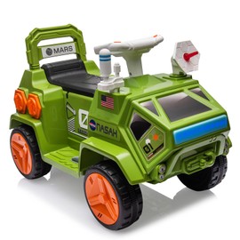 6V Battery Powered Electric Quad,Kids Ride On ATV,Forward/Reverse Switch, Rear Wheeler Motorized Ride On Mini Vehicle Car for Toddlers Boys Girls,Green