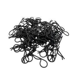 ZRRC 100pcs Universal RC Body Clips Pins for All 1/10th 1/12th Scale TRAXXAS/HPI/Team Associated/Redcat Racing/Axial/Losi / RC4WD / HSP/Tamiya RC Car Body Shell Replacement(Black)