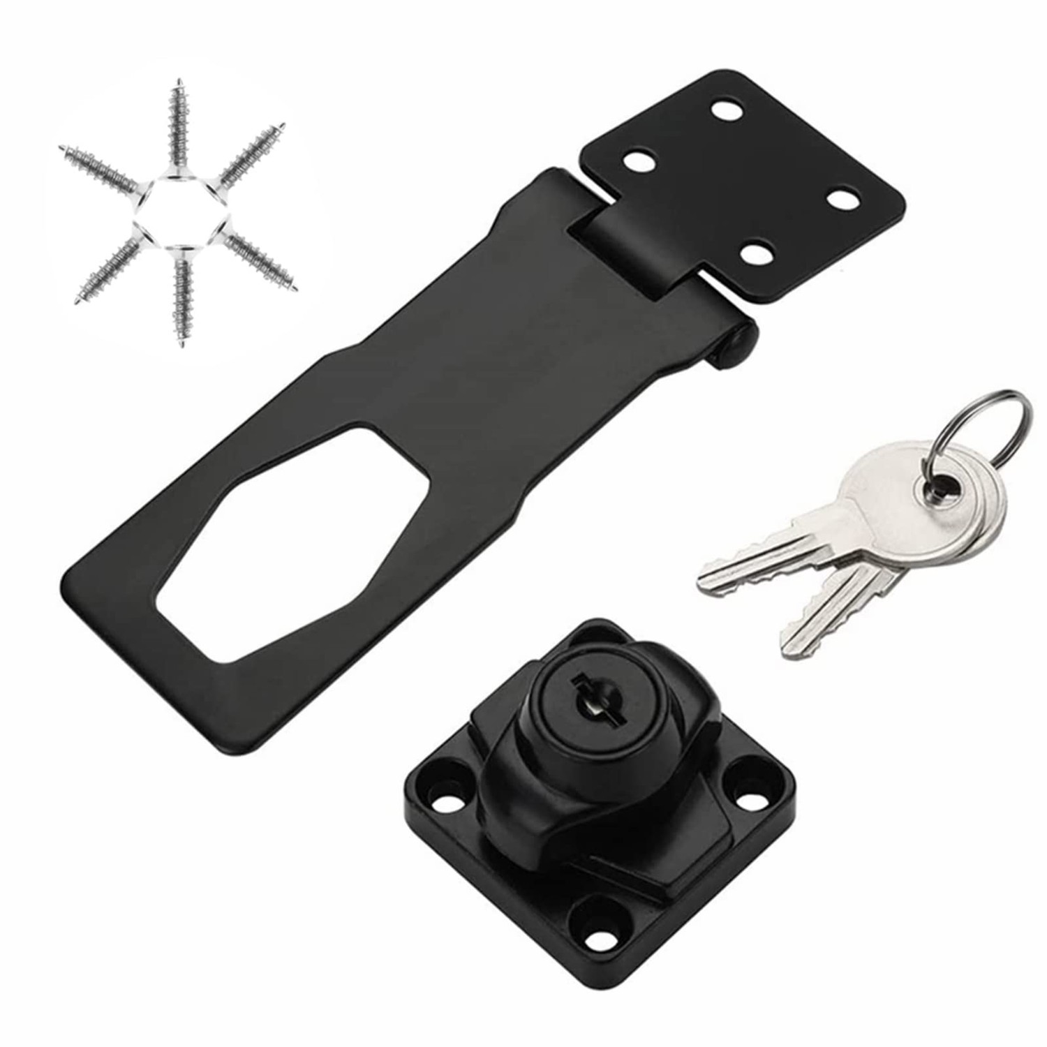 YFFSFDC Drawer Lock Key Door Lock Hardware Security Door Auxiliary Lock ...