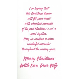 With Love at Christmas, to My Dear Wife (C1)