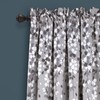 Lush Decor Weeping Flowers Darkening Window Curtains Panel Set for