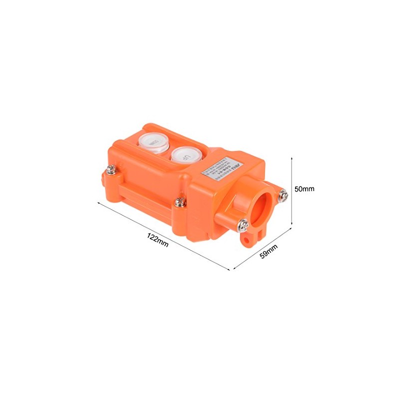 uxcell Hoist Crane Pendant Control Station Push Button Switch Up