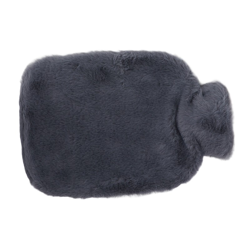 Plush Hot Water Bottle with Soft Plush Cover 2000ml Anti