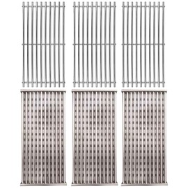 Cmanzhi S5S473 (3-Pack) 304 Stainless Steel Cooking Grates and Emitter Plates for CharBroil 463268008, 463270909, 463247109, 463247009, 415.16657900, 463246909, 463246910, 463257010