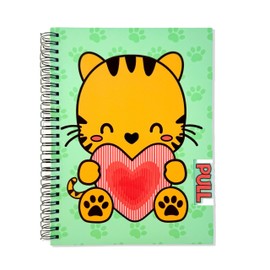 Motion Crafts Animation Notebooks | Cute Spiral Notebook | A5 Size 6.5in x 8.75in | 160 pages | 80 Sheets Smooth, durable, and bleed-resistant 90lb lined inner pages | Interactive cover that brings your imagination to life | Creative Companion for journa