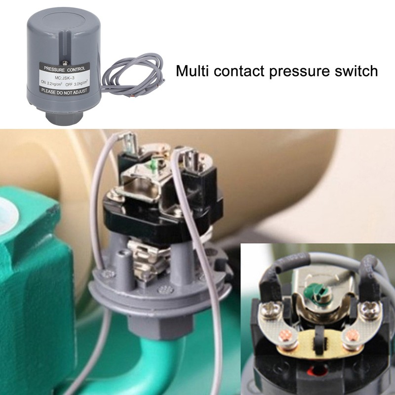 Pump Pressure Switch Contact Adjustable Automatic Water Self Priming Booster