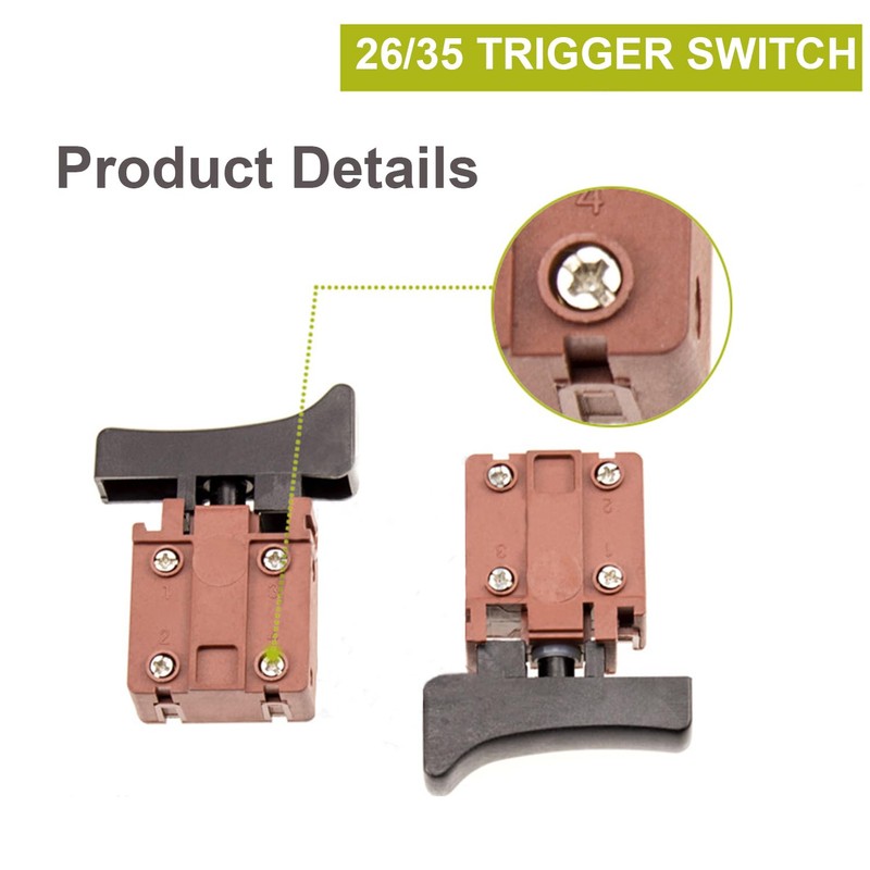 Fielect Trigger Switch for Leiya 26, 35 Electric Drill Hammer