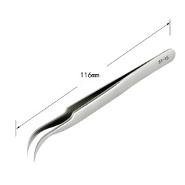 Precision Tweezers, Tweezers, Precision, Extra Fine Tweezers, Tweezers, Thin Tweezers, Plastic Model Tweezers, Modeling Tweezers, Crafts, Tweezers, Stainless Steel ST-15