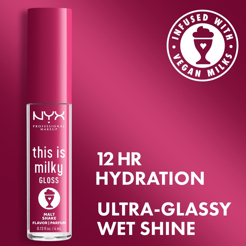 NYX PROFESSIONAL MAKEUP This is milky gloss, lip gloss with