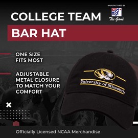 The Game Bar Hat with Adjustable Relaxed Fit for Men and Women - Embroidered Logo