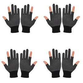 JINXUANXUDYL 4 Pairs Cycling Gloves Running Gloves Touch Screen Gloves Touchscreen Anti-Slip Winter Gloves Gloves Men Women for Outdoor Sports Walking Hiking Cycling Driving Riding Bike