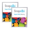 SnapeZo 2-Pack 18x24 Inches Silver Poster Frames, Front-Loading Snap Frame,