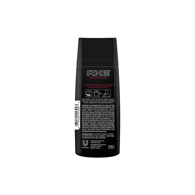 Axe Daily Fragrance , Essence 4 oz ( Pack of