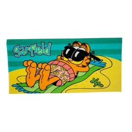 Franco Collectibles Garfield Toalla de baño, Piscina y Playa, de algodón súper Suave, 60 x 30 Pulgadas, (Producto 100% con Licencia Oficial)