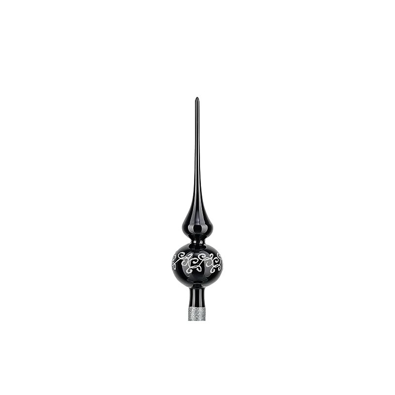 Christmas Tree Topper Large 35 cm in High Gloss Black