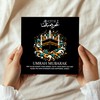 RED OCEAN Umrah Mubarak Card For Muslims, Islamic Card, Hajj