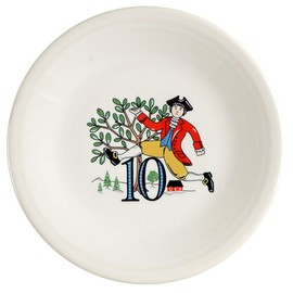 Homer Laughlin Fiesta Twelve Days Of Christmas Salad Dessert Plate