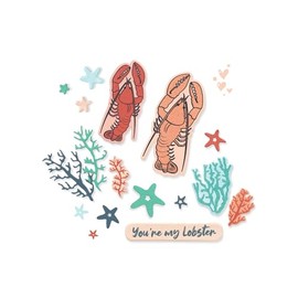 Sizzix Framelits Die Set Stamps You’re my Lobster by Sizzix