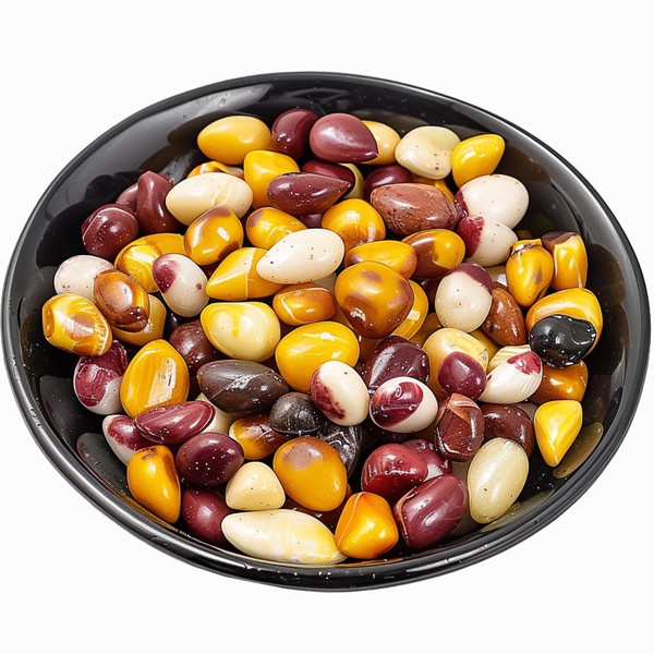 Polished Mookaite Jasper Crystal Chips Set, 0.4", 128 Pcs -