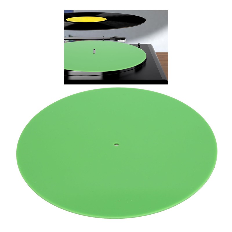 Turntable Mat Reduce Static Dust Noise Replacement Acrylic Record Platter