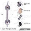 HEINSY 19inch Shower Suction Grab Bar, Portable Shower Handle Bar