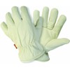 Briers Lined Hide Gloves, White, Medium