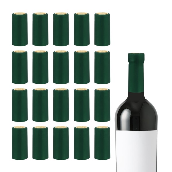uxcell 150Pcs PVC Heat Shrink Capsules Wine Bottle Sealer Wine