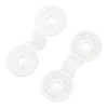 100pcs Shade Cloth Plastic Clips Round Fixing Clips for Greenhouse