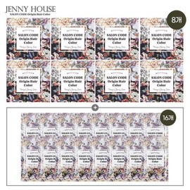 Jenny House Origin Hair Color Gray Hair Cover Home Shopping Hair Dye 8 Packs + Treatment... / 제니하우스 오리진 헤어컬러 염색약 새치커버 홈쇼핑 염색제 8개+트리트...