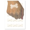 Dog Bone Temporary Tattoo Water Resistant Fake Body Art Set