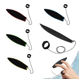 SULIUDAJI Finger Surfboard, Loat Surfboard, Finger Surfboard Car In The Wind Creative Surfboard For Fingers Fingertip Surfboard For Children Teenagers Adults Indoor Outdoor For Practice Pack of 5