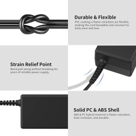 FASPKOW 15V AC/DC Adapter for GRECELL T300 300W (Peak 600W) Portable Power Station