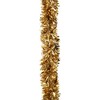 Robelli Thick Luxury MATTE Christmas Tree Tinsel Decoration (Gold -
